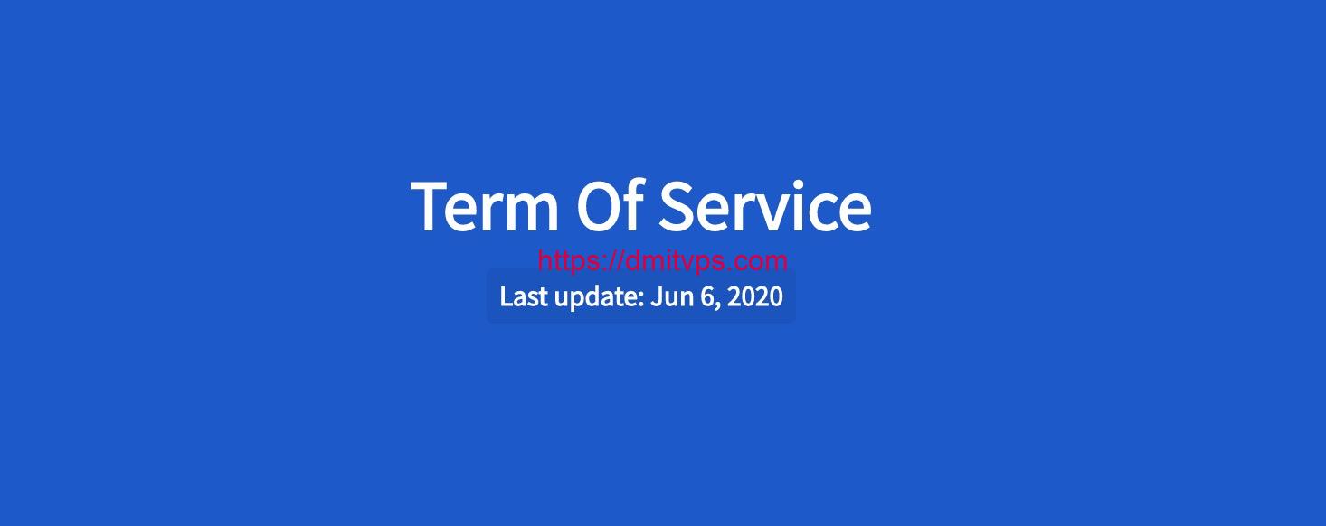 DMIT Term of Service